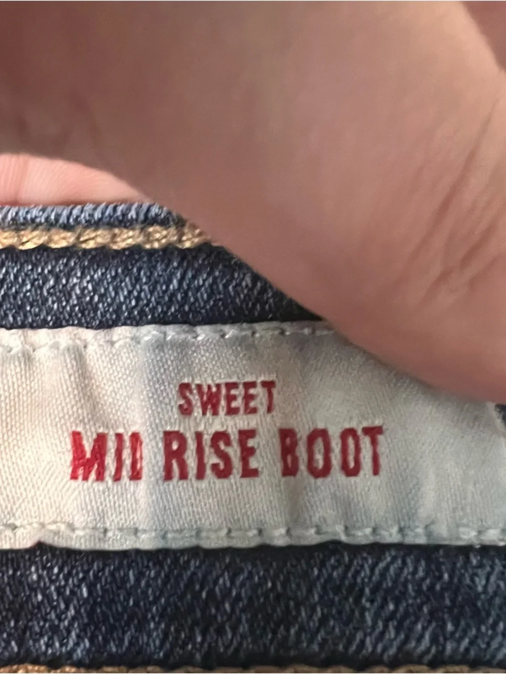 Lucky Brand Womens Sweet Mid Rise Boot Cut Jeans Medium Wash‎ Sz. 8/29